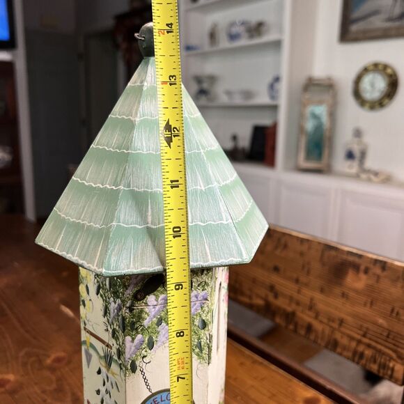 Vintage Hand-Painted Wooden Butterfly House Kathy Hatch 14 1/2" Tall x 5” W - Picture 7 of 8